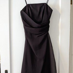 Warm brown bridesmaids dress, size 0